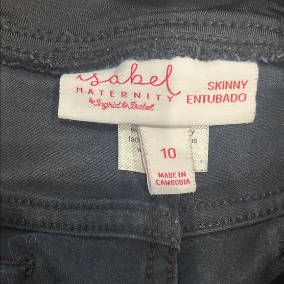 Isabel Maternity by Ingrid & Isabel Black Jeans - Picture 2 of 6